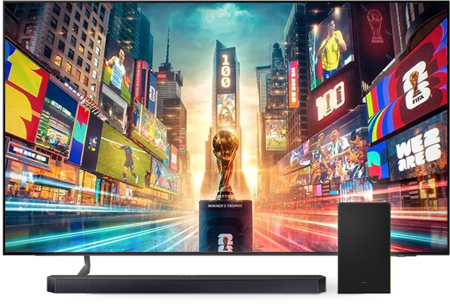 65-inch 4K OLED TV and surround sound system prize bundle
